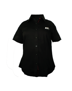 100% Cotton Women's Leadership Team SS -Shirt - Black