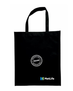 Mini bolsa ecológica termosellada FOREST Negra