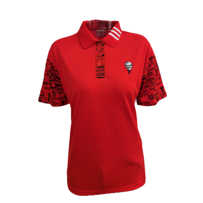 Playera roja  asociados Damas